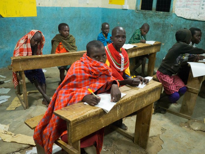 Lchekutis, los niños pastores masai